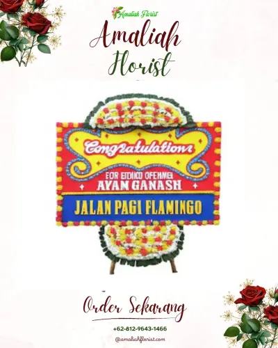 Bunga Papan Congratulation di Sidorame Barat Ii